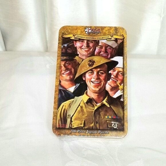 Norman Rockwell Two Jigsaw Puzzles - Picture 2 of 5